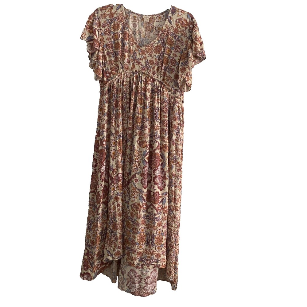 Sundance Floral High Low Dress - Multicolor